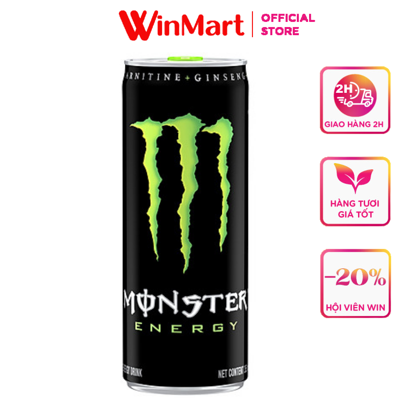 [Siêu thị WinMart] - Nước tăng lực Monster chai 355ml