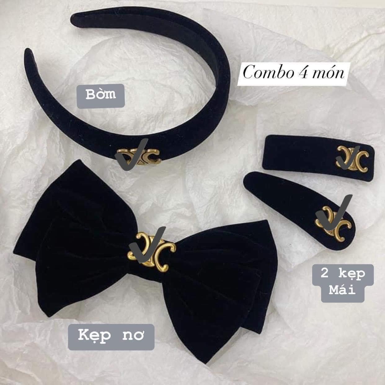 SET 4 PHỤ KIỆN tóc CELIN