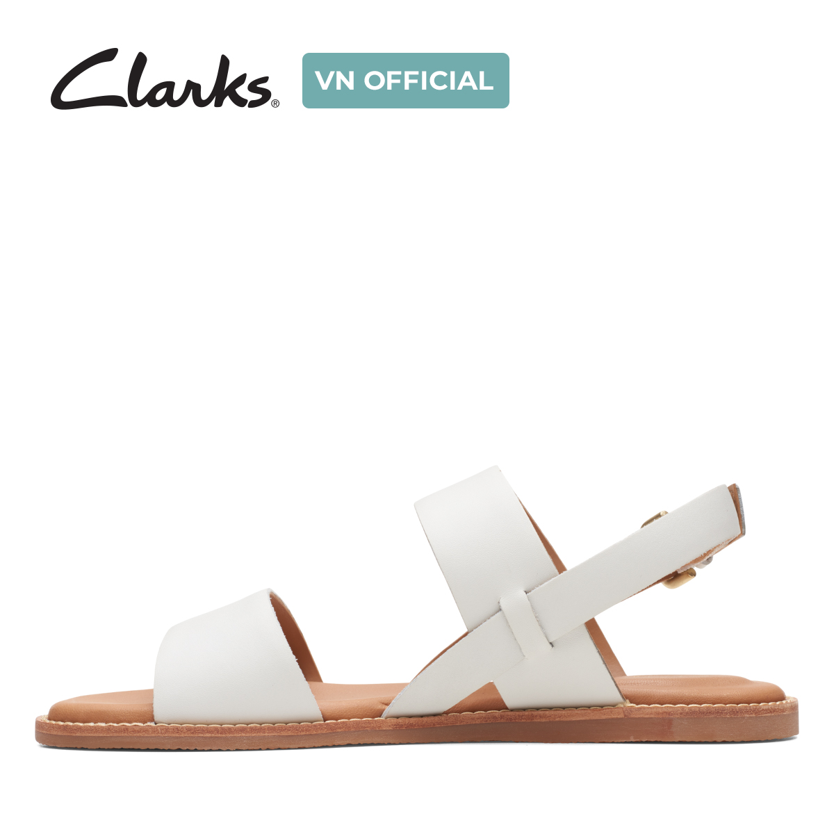 Giày Sandal Da Nữ Clarks - Karsea Strap