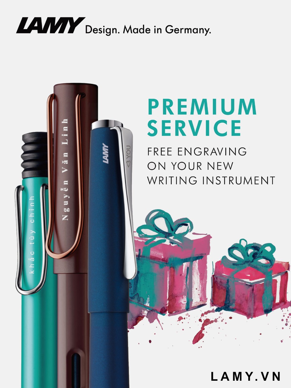 Bút máy cao cấp LAMY 2000 Classic (001)