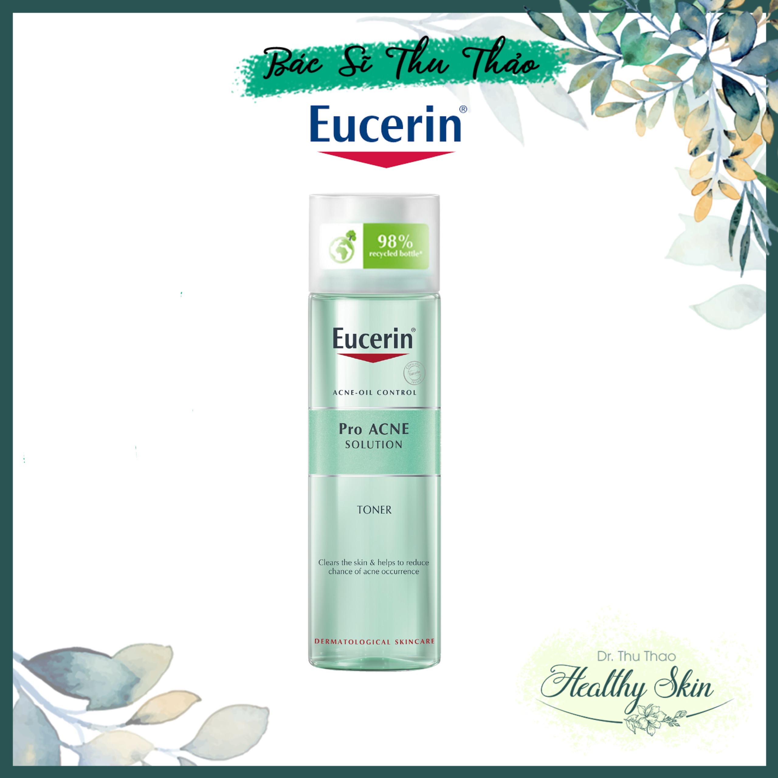 [200mL] TONER EUCERIN PRO ACNE SOLUTION - DÀNH CHO DA MỤN