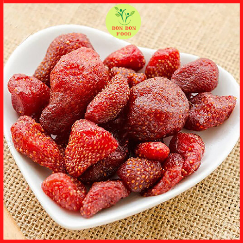 Dâu tây sấy dẻo không đường Đà Lạt 500Gr