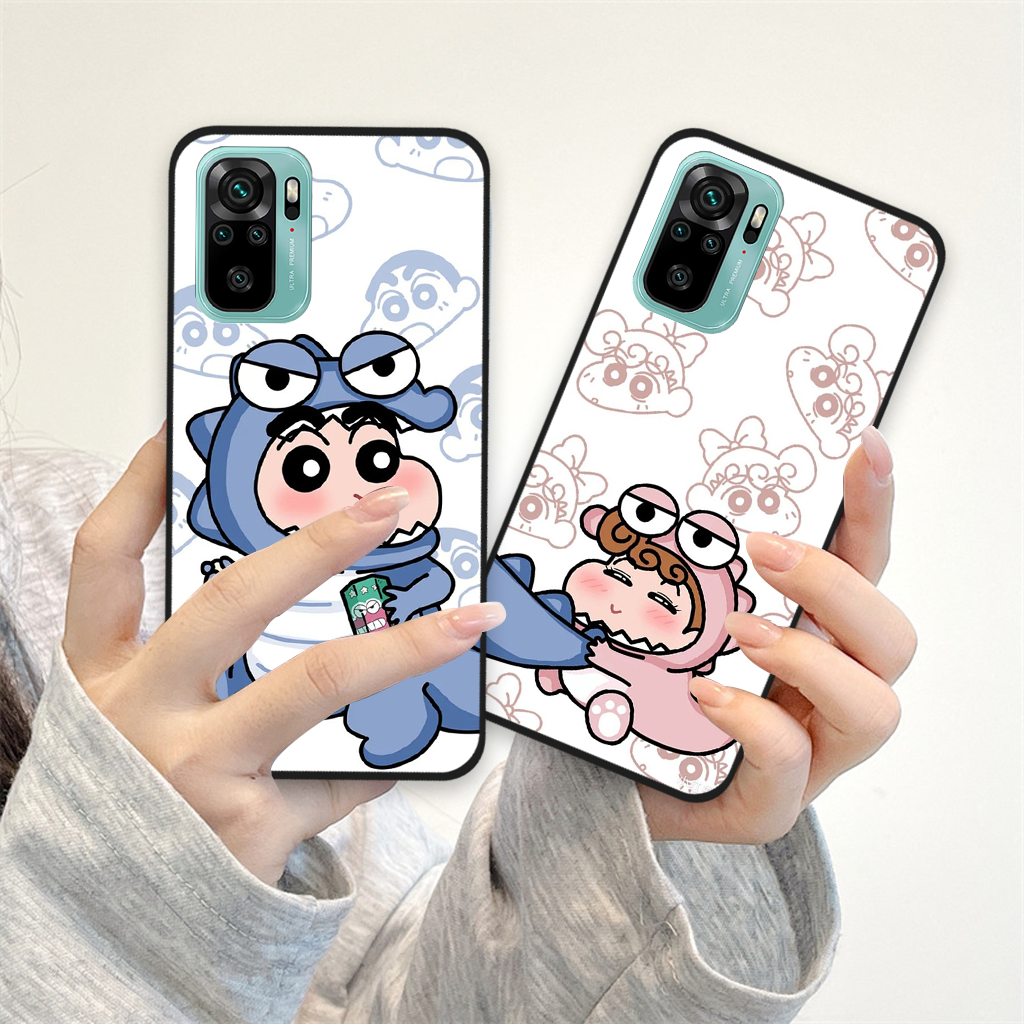 Ốp lưng Xiaomi Redmi Note 10 / Redmi Note 10S / Redmi Note 10 5G / Redmi Note 10 Pro hình cặp đôi, couple hoạt hình dễ thương