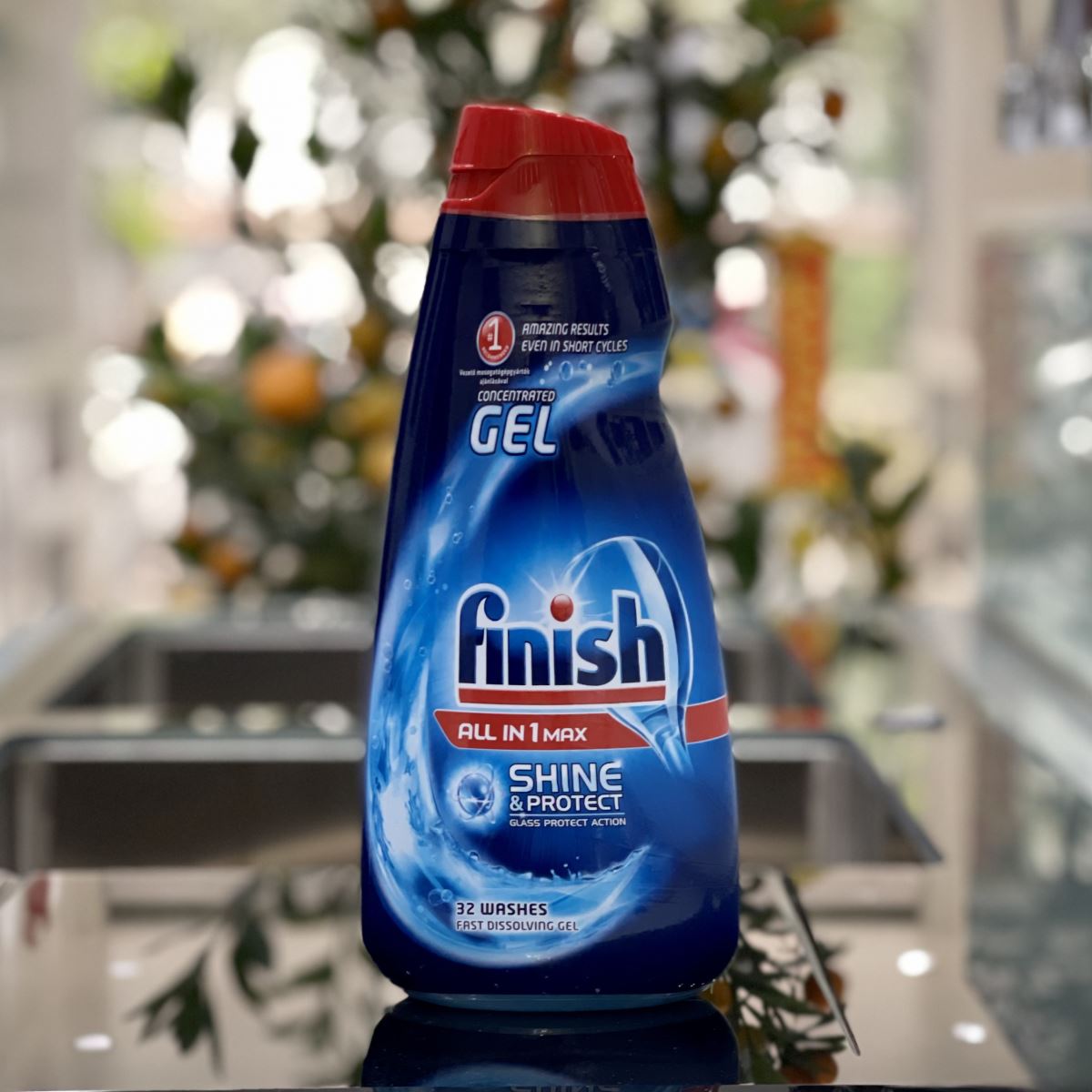 Gel rửa bát Finish All in 1 max 650ml [Hàng Đức]