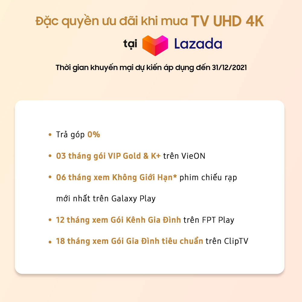 [Miễn phí vận chuyển] Smart Tivi Samsung 4K 43inch 43AU8000