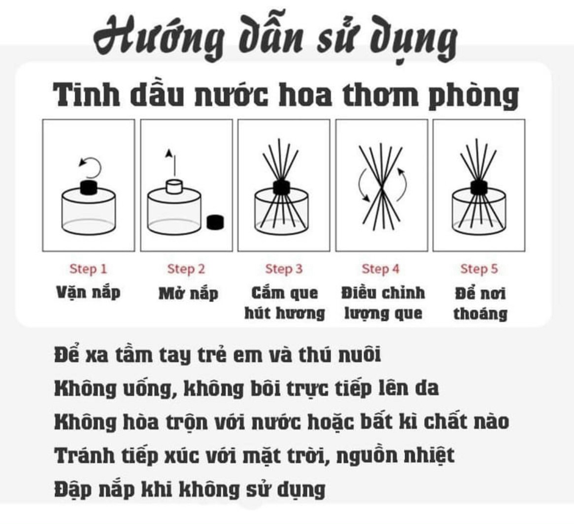Lọ tinh dầu thơm phòng dung tích 50ml