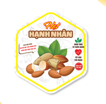 55 Tem Dán, Nhãn Dán các loại hạt- Cán Bóng Đẹp 7x8cm
