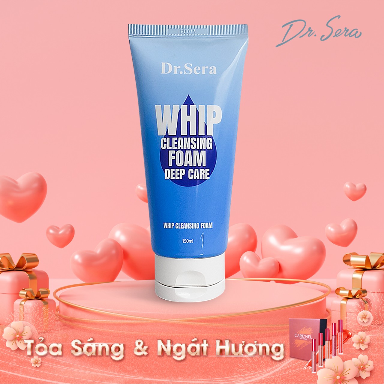 Sữa rửa mặt cho da dầu mụn Whip Cleansing Foam 150ml