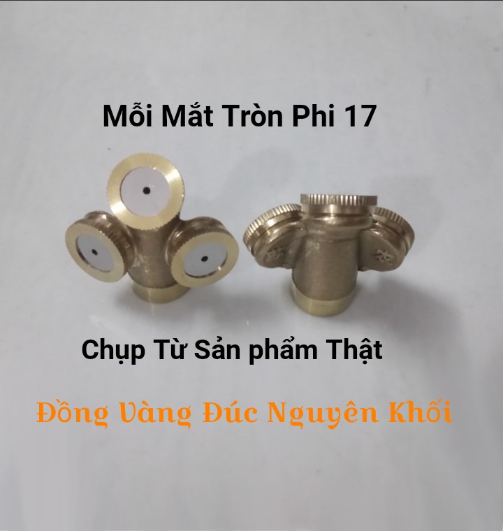 Béc Phun Sương 2-3-4 Mắt Bằng Đồng Đúc