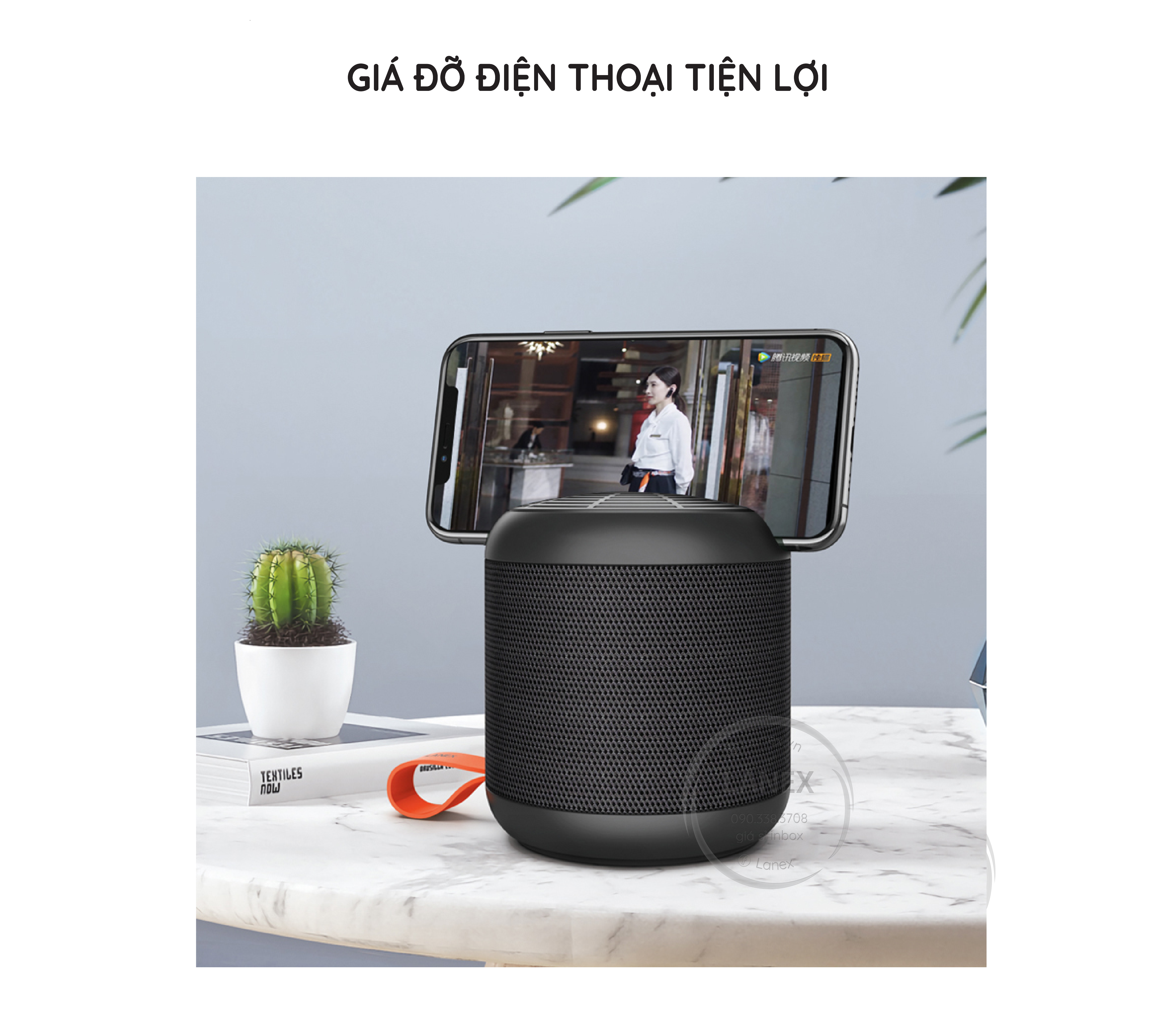 Loa Bluetooth Lanex Lsk - W05 Giá Đỡ 5w V5.0