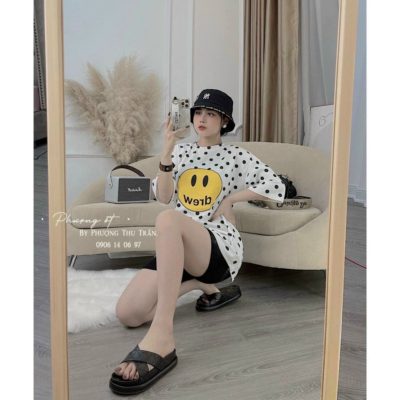 Sét Bộ Quần Đùi Áo Mặt Cười  Siêu Xinh