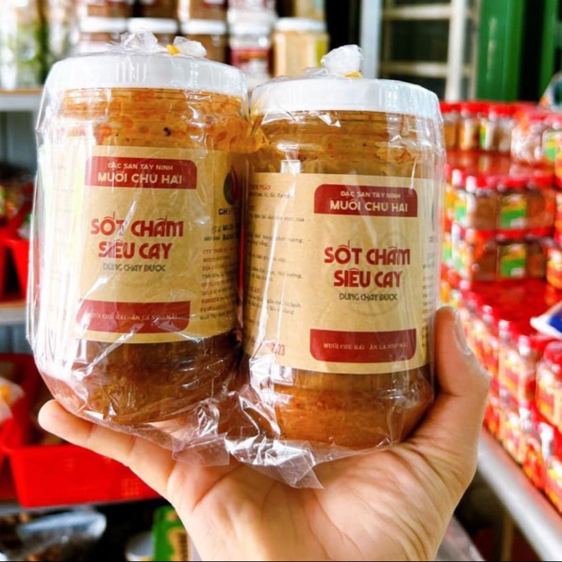 Muối chấm Tây Ninh thương hiệu Chú Hải loại siêu cay (500gr)