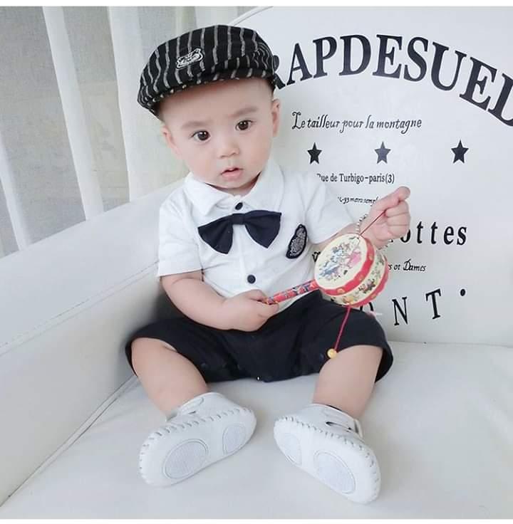 BODY NƠ CÔNG TỬ ĐÙI CHO BÉ TRAI 3-13KG