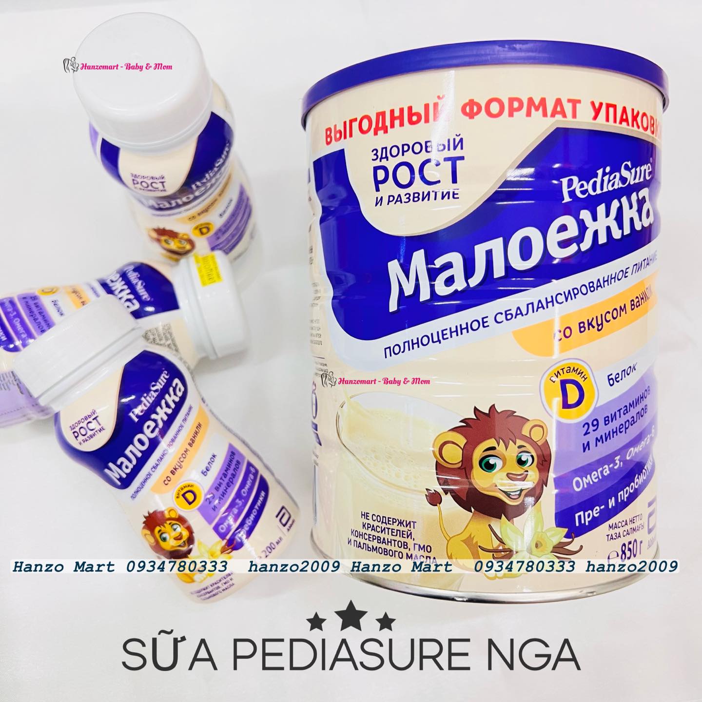 Sữa Pediasure Nga dạng bột 850gr