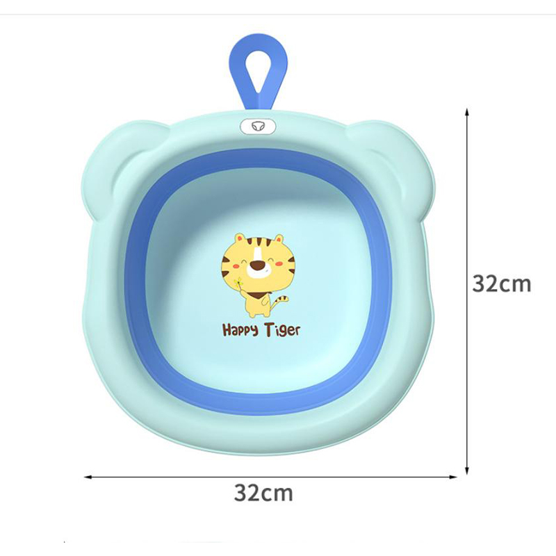 Chậu rửa mặt gấp gọn Happy Tiger