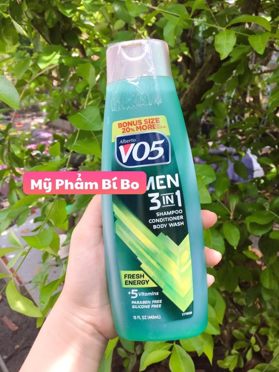 Dầu tắm gội xả Alberto Vo5 Men 3in1