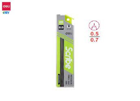 Ruột chì DELI 7003 2B - 0.5mm, 0.7mm