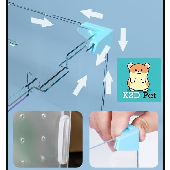 Lồng hamster mica Jonsanty