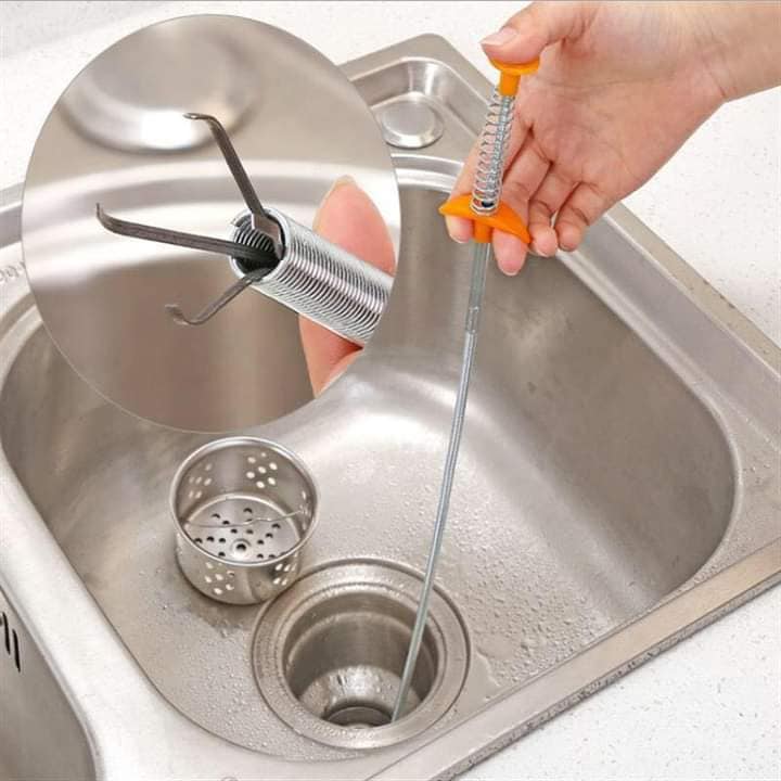 GOODMAKET-Dây lấy gắp rác ngăn ngẹt cống dụng cụ thông cống móc rác lò xò đa năng-dây thông tắc cống thông minh-DỤNG CỤ THÔNG CỐNG- GẮP ĐỒ TỪ XA -DÂY THÔNG CỐNG ĐẦU GẮP