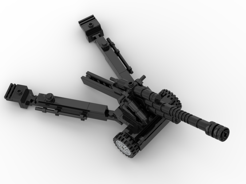 Đồ chơi lắp ráp Lego Moc Pháo Army Pak40-003