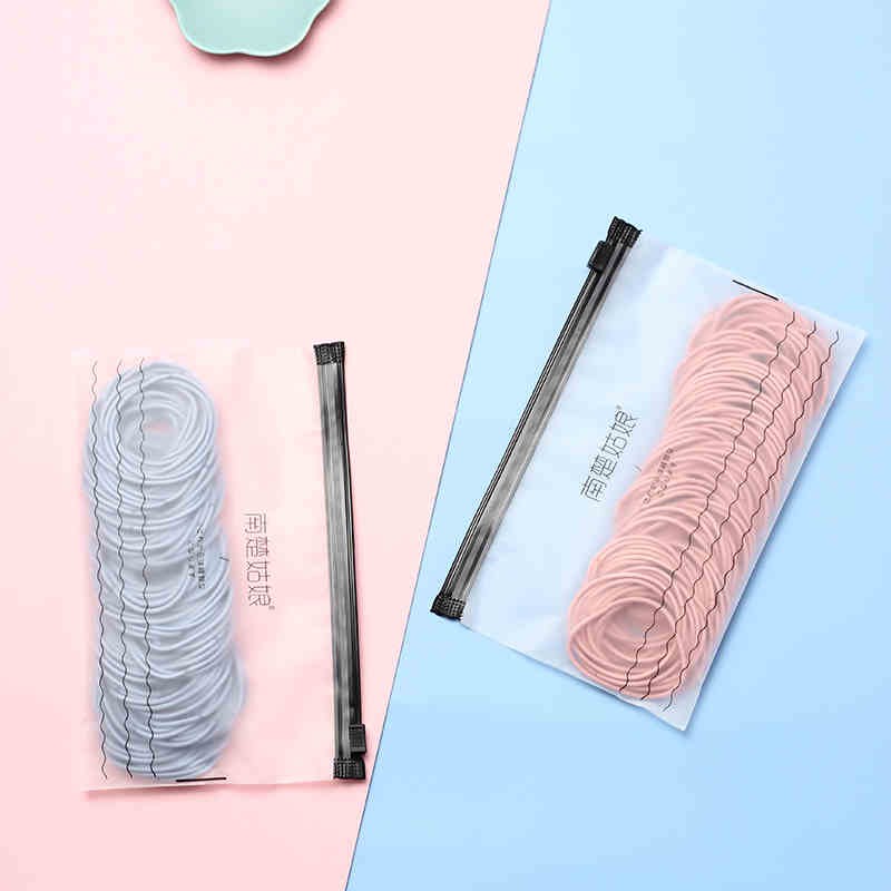 Classy Set 100 dây thun (chun) cột tóc siêu dai siêu rẻ