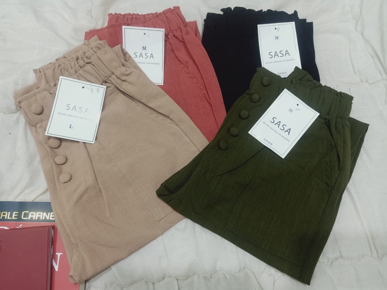 Quần Đũi Baggy 5 cúc bọc