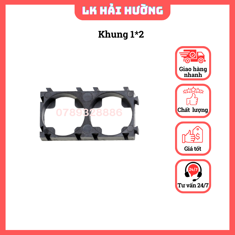Khung Đế Cố Định Pin 21700 các loại