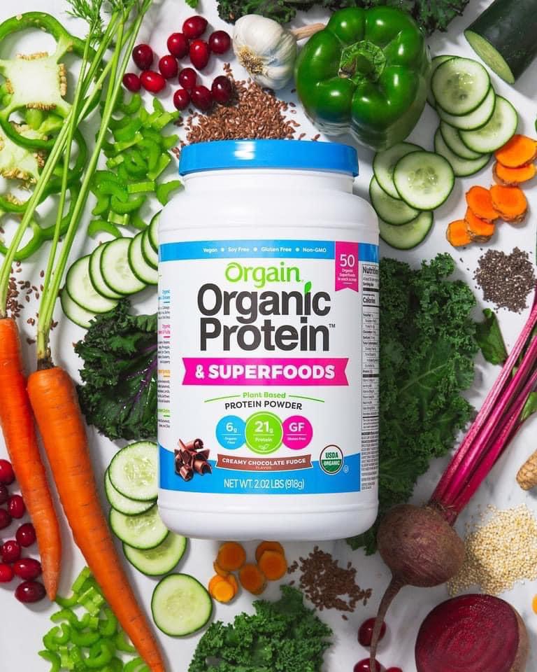 Bột Đạm Hữu Cơ Protein Organic Orgain vị VANILLA
