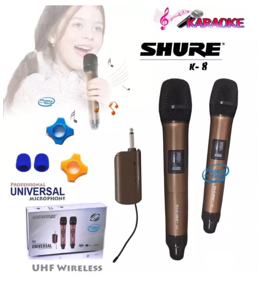 Micro không dây shure K8