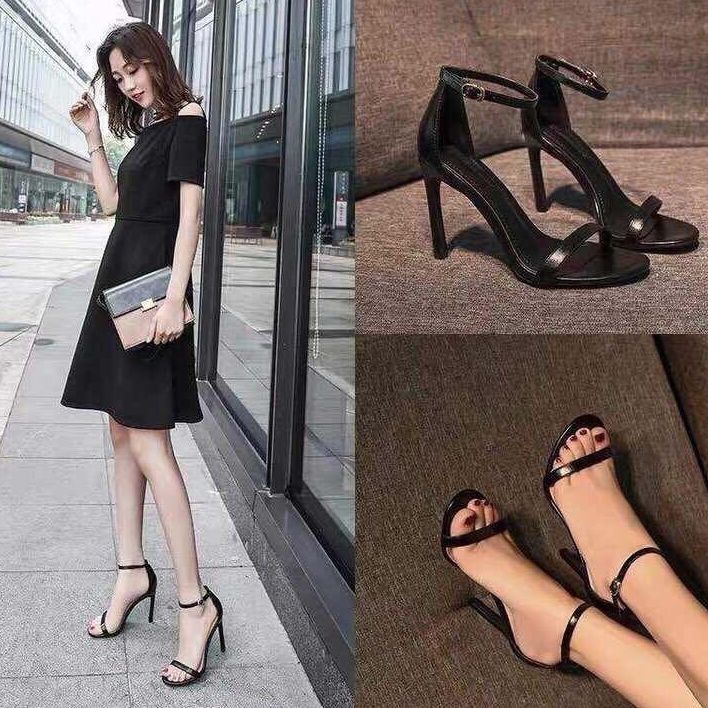 Giày Cao Gót Nhọn 9p Quai mảnh Bít Gót SD178