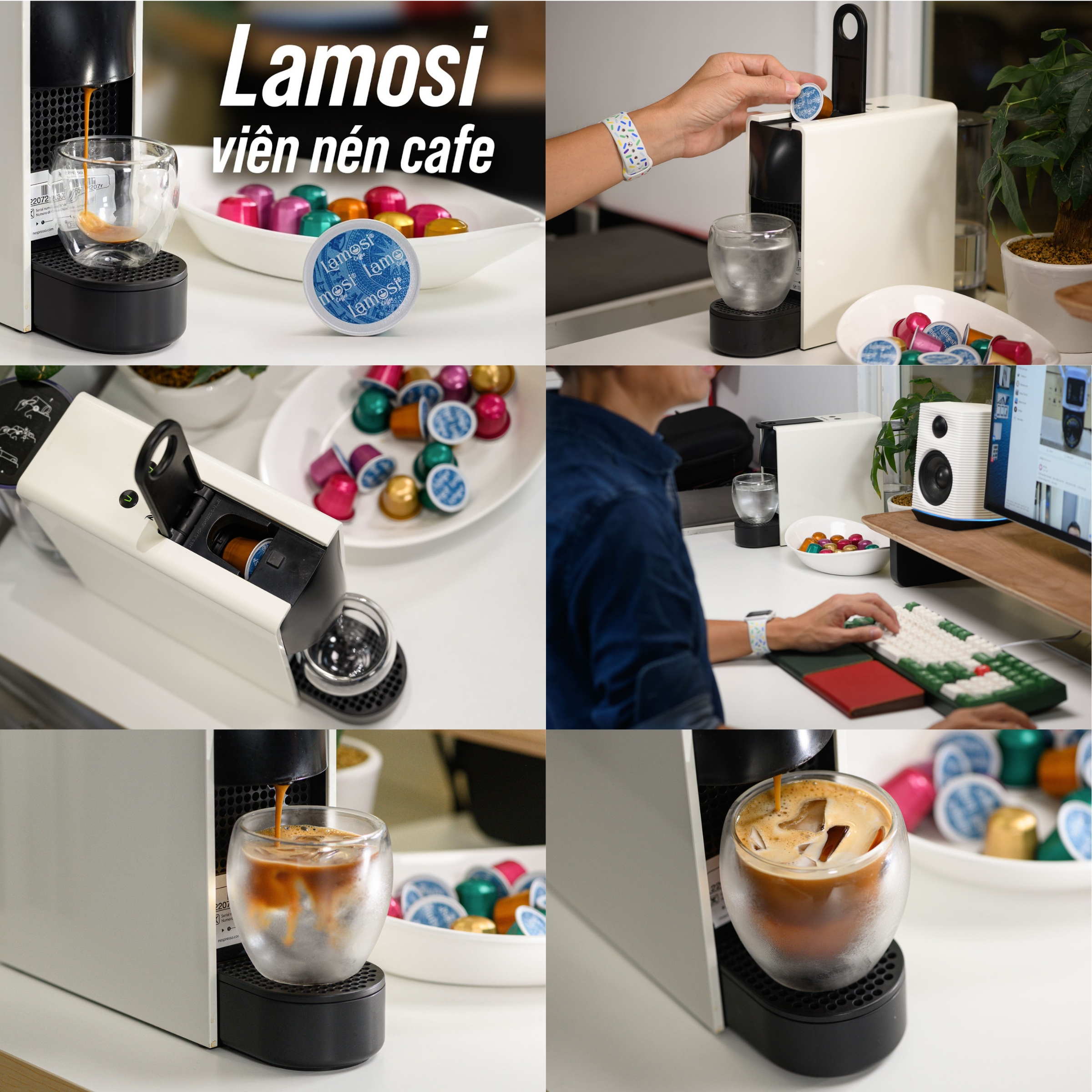 Lamosi Coffee 604 Breakfast Blend Medium Roast Medium Body Premium Coffee Capsules for Nespresso Compatible Machines - 10 Capsules