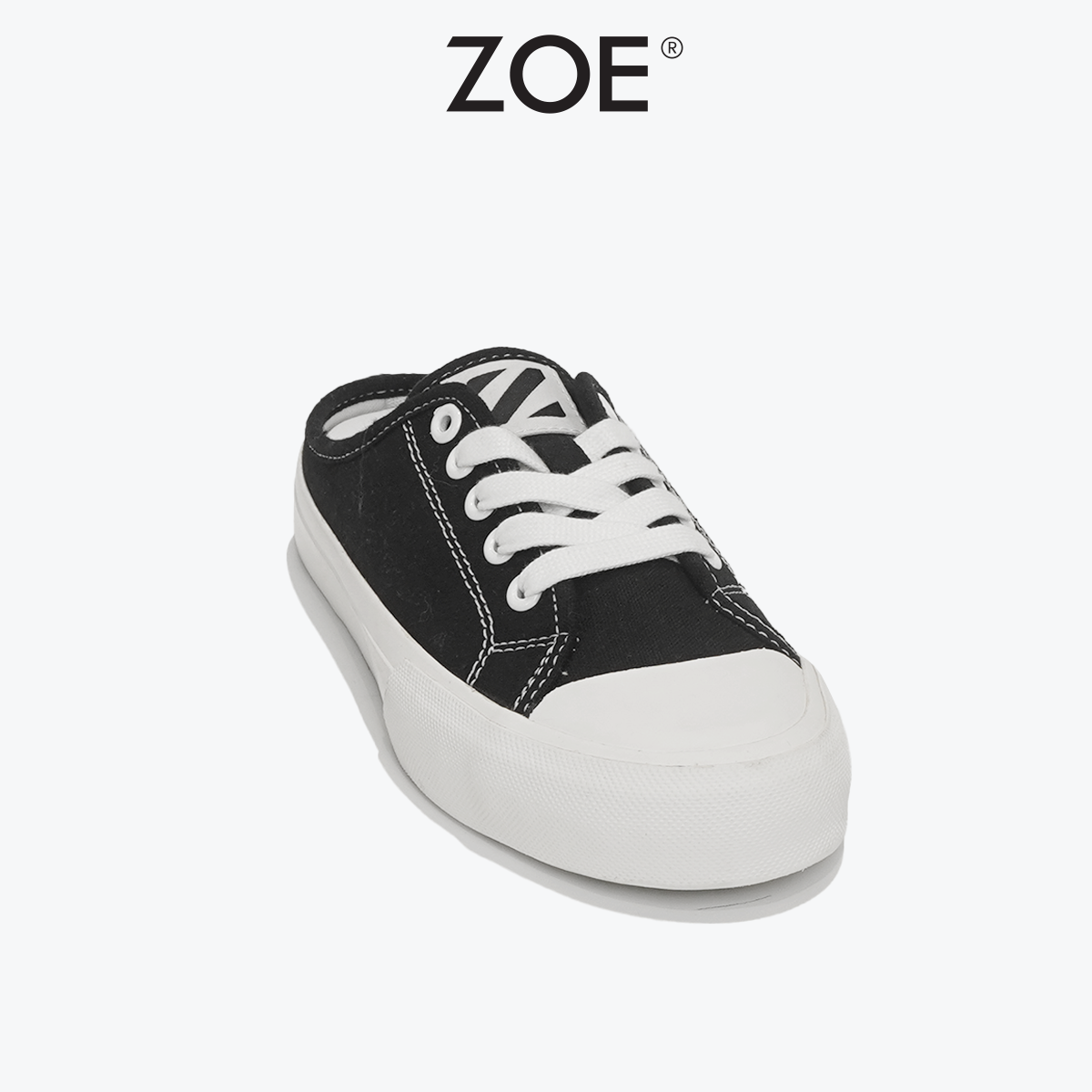 Giày Sục Zoe Đạp Gót Đen (Giày Lười Đen - ML001) | Zoe Official