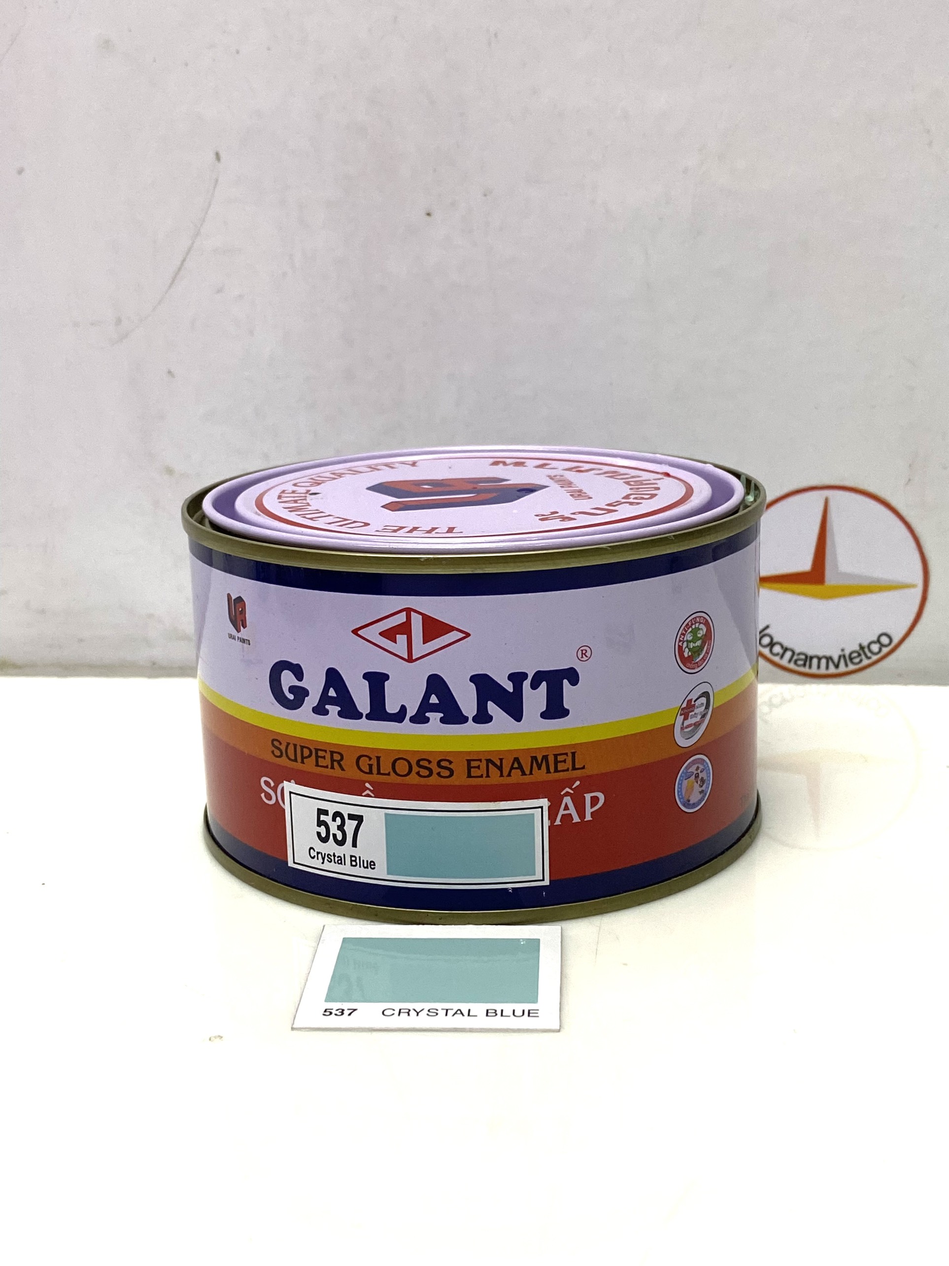 Iron and Steel Paint, Galant Oil Paint, Color Crystal Blue 537 375ml