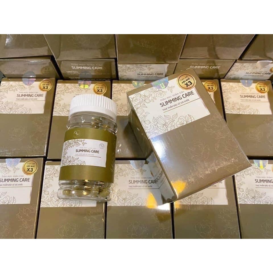 Viên uống Slimming Care X3 hàng chính hãng viên uống trà thảo mộc hỗ trợ