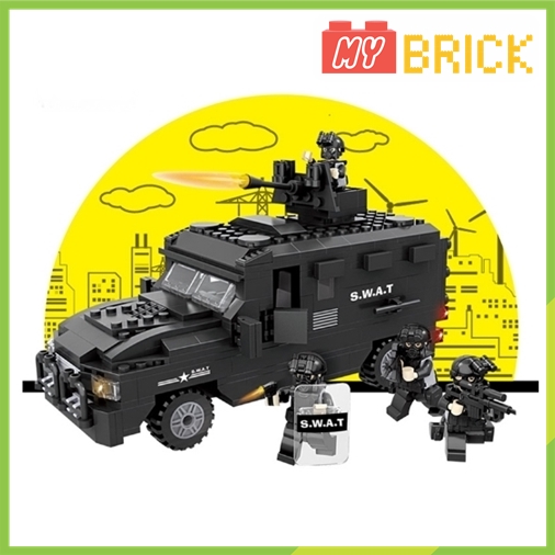 Lắp ráp Lego xe đặc nhiệm SWAT - 6509