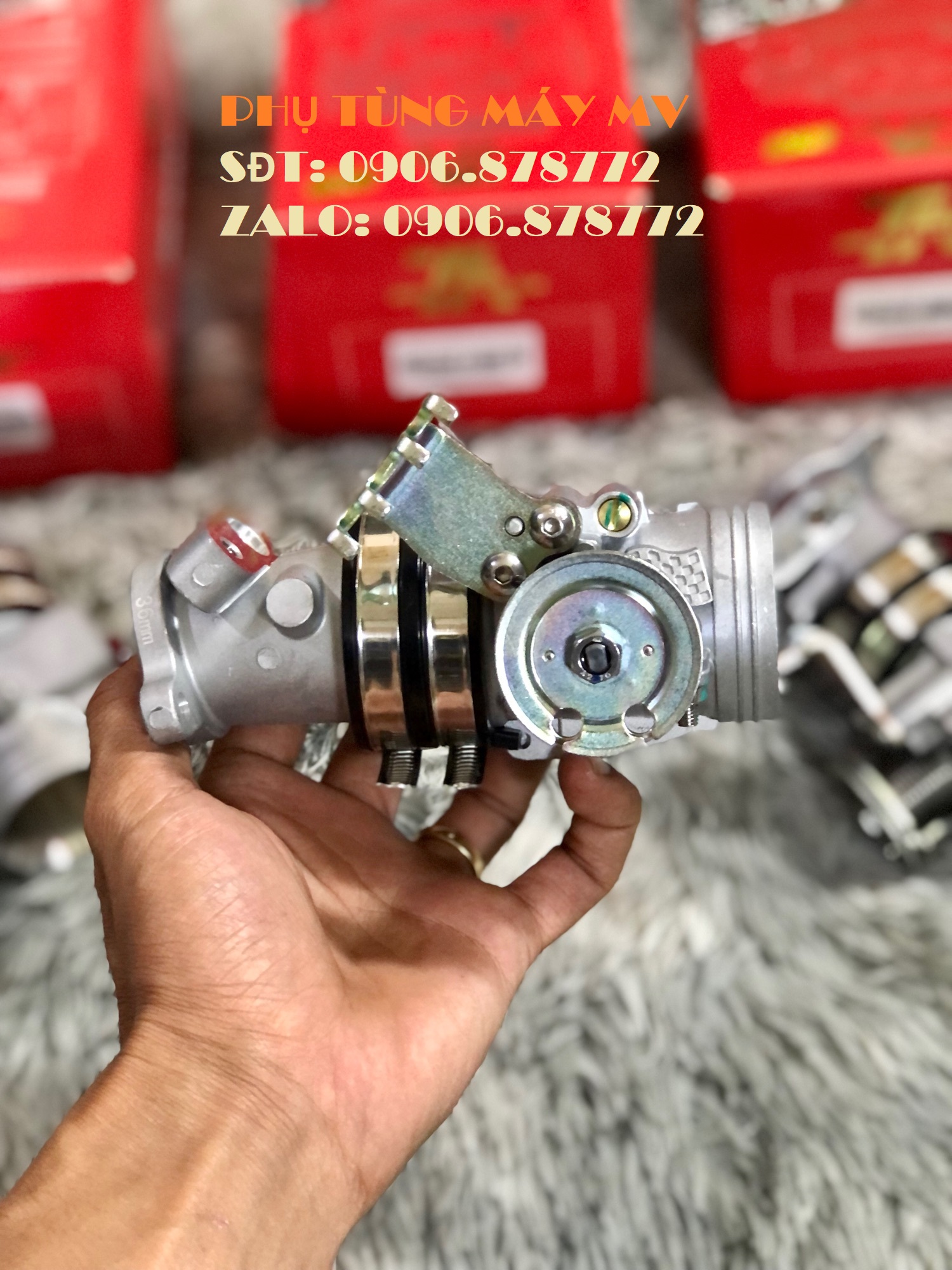 Họng xăng TA size 34.36.38.40mm cho RAIDER/SATRIA