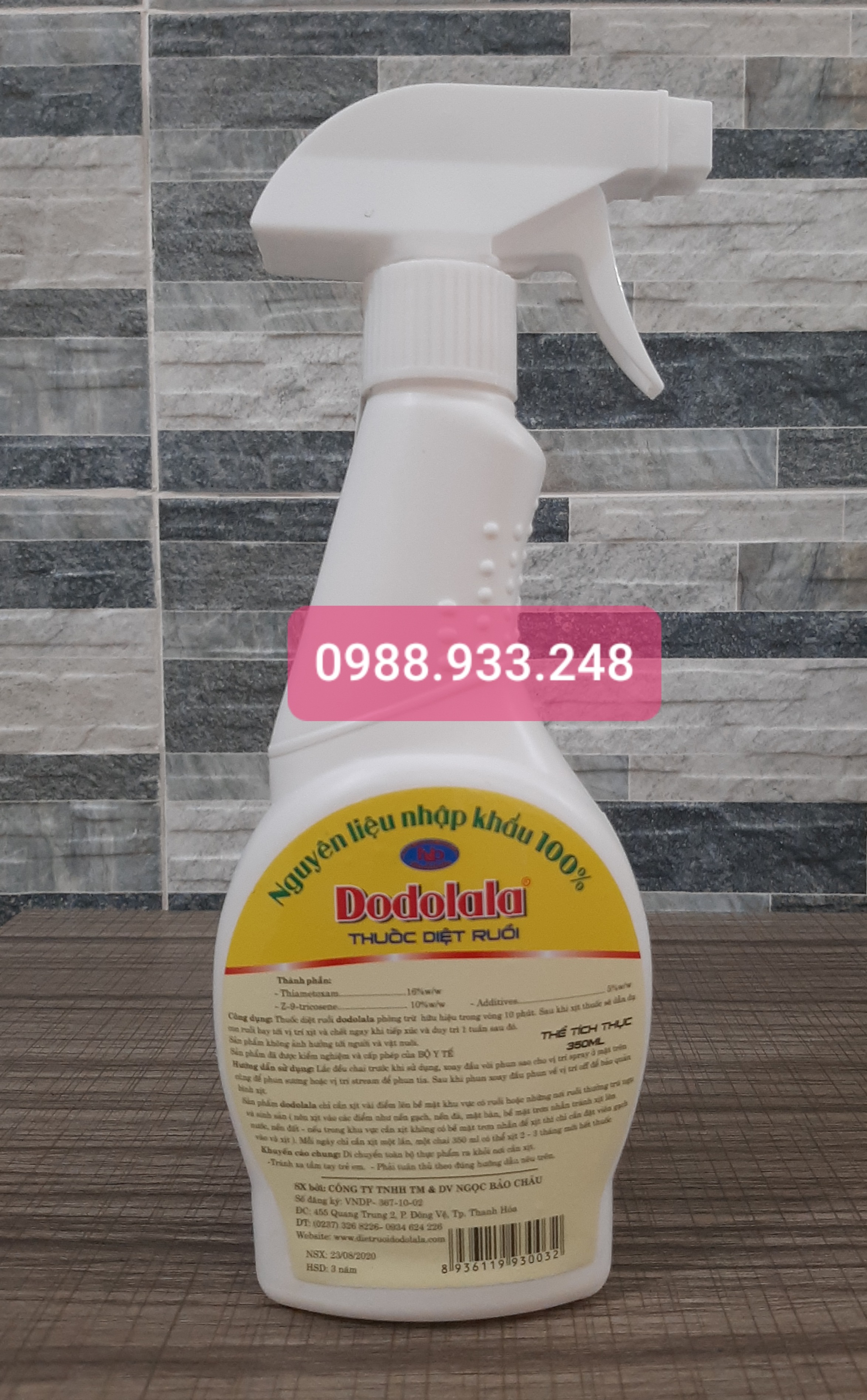 Thảo mộc xịt Ruồi Dodolala 350ml New- Chính Hãng