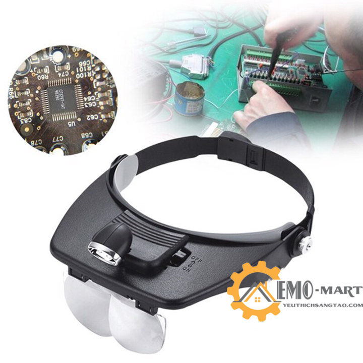 Kính lúp đeo đầu có đèn MG81001-A