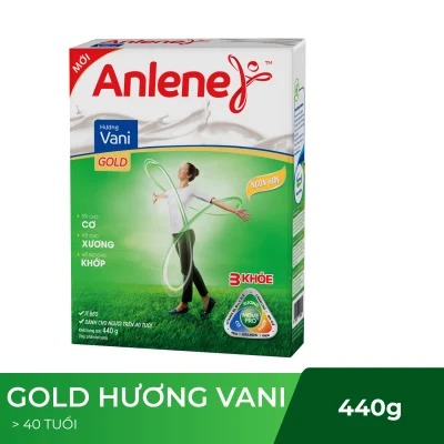 Hộp giấy sữa bột Anlene Gold Movepro Vanilla 440g