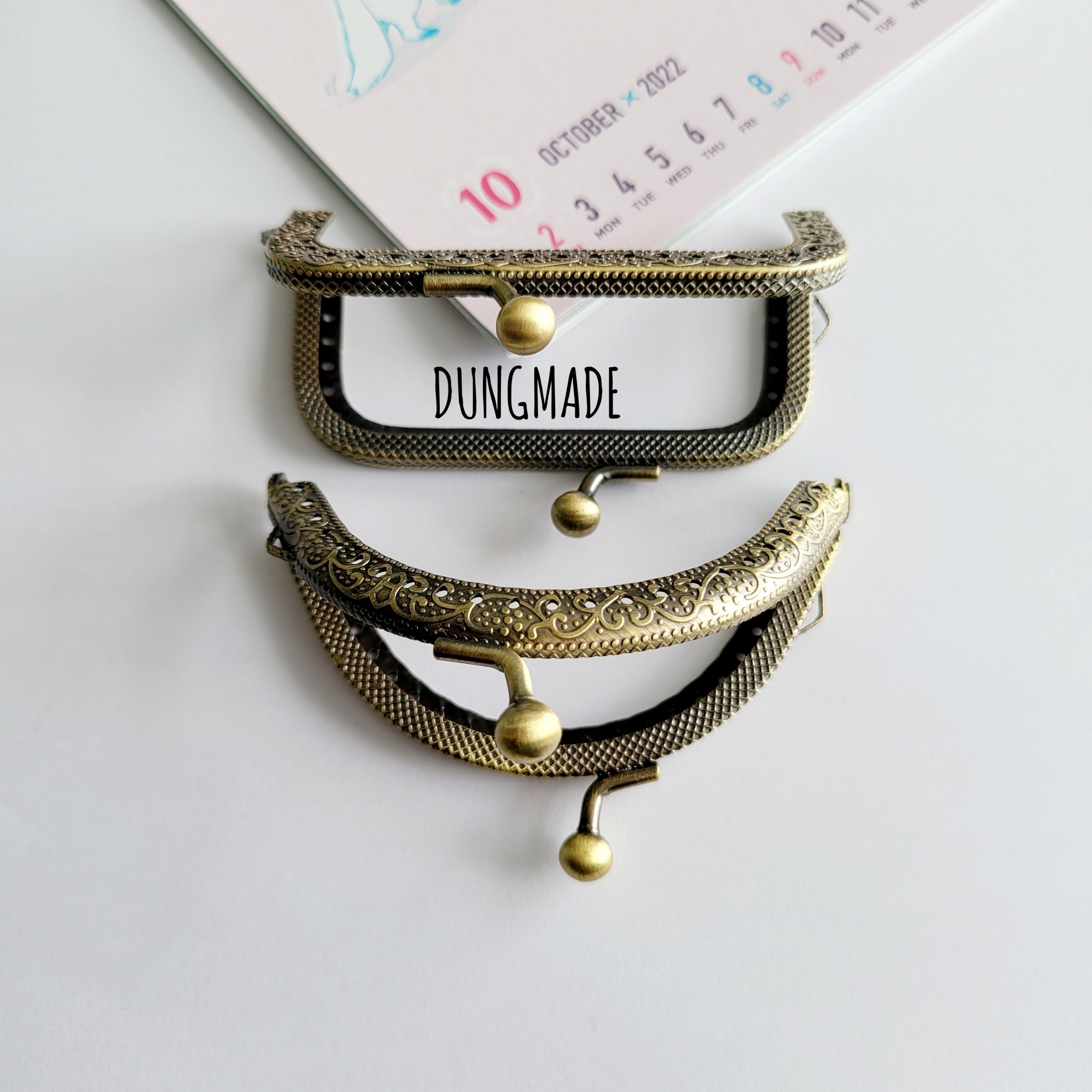 Khóa sập khóa làm túi khóa móc túi handmade