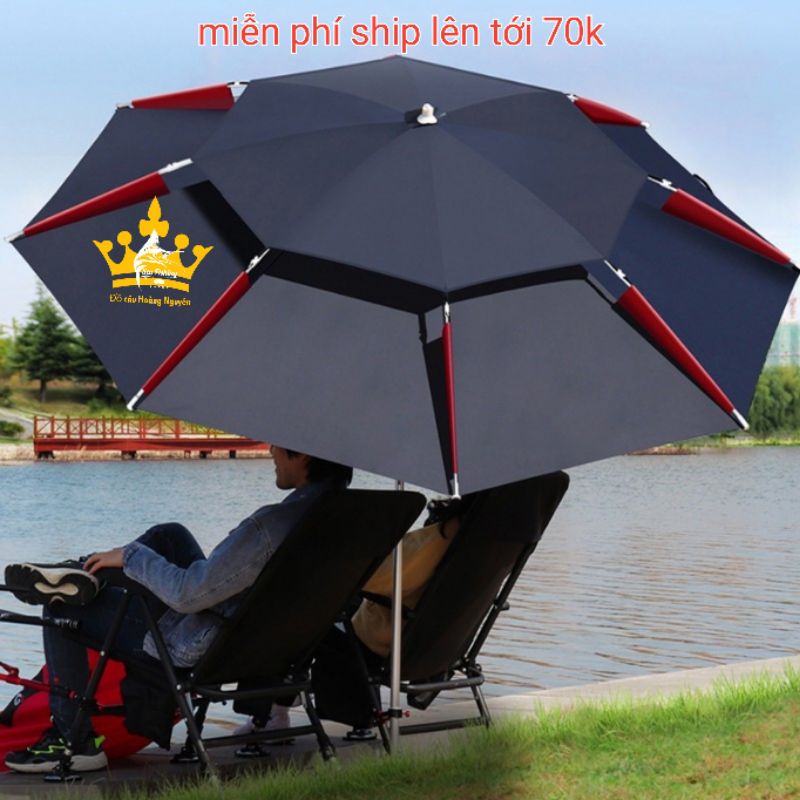 Ô câu cá 2 tầng_Dù câu cá cao cấp
