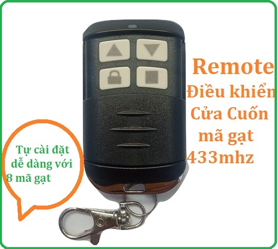 Tay điều khiển cửa cuốn 433