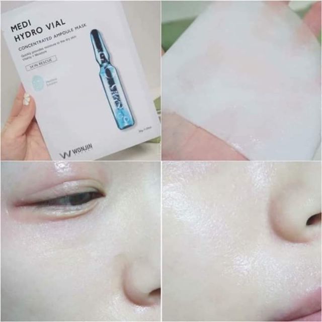 [1Miếng] Mặt nạ phục hồi da Wonjin Effect Medi Hydro Vial