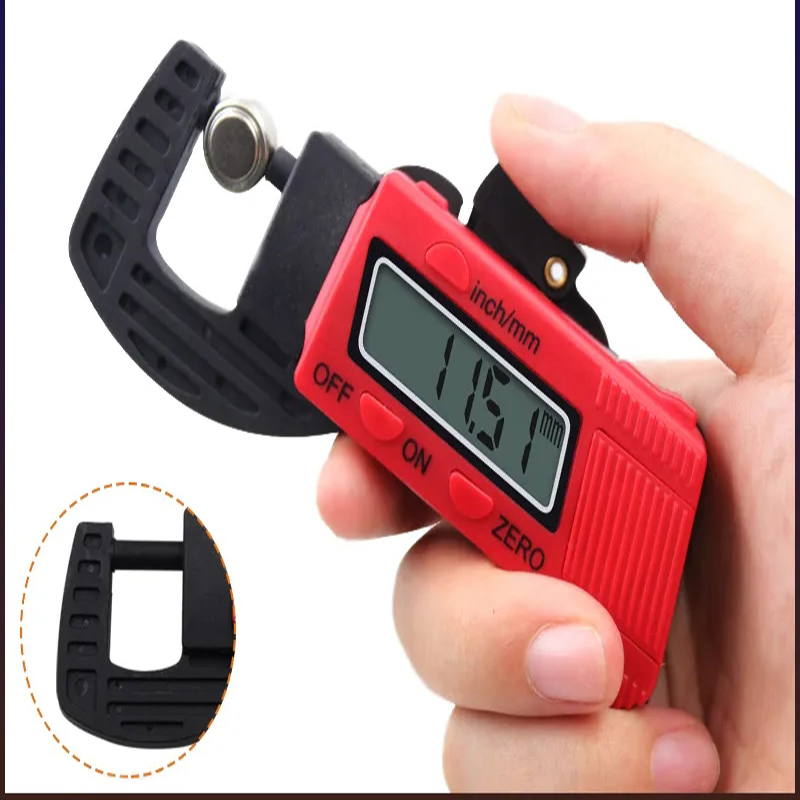 Panme điện tử 0-12mm, thước đo độ dày điện tử