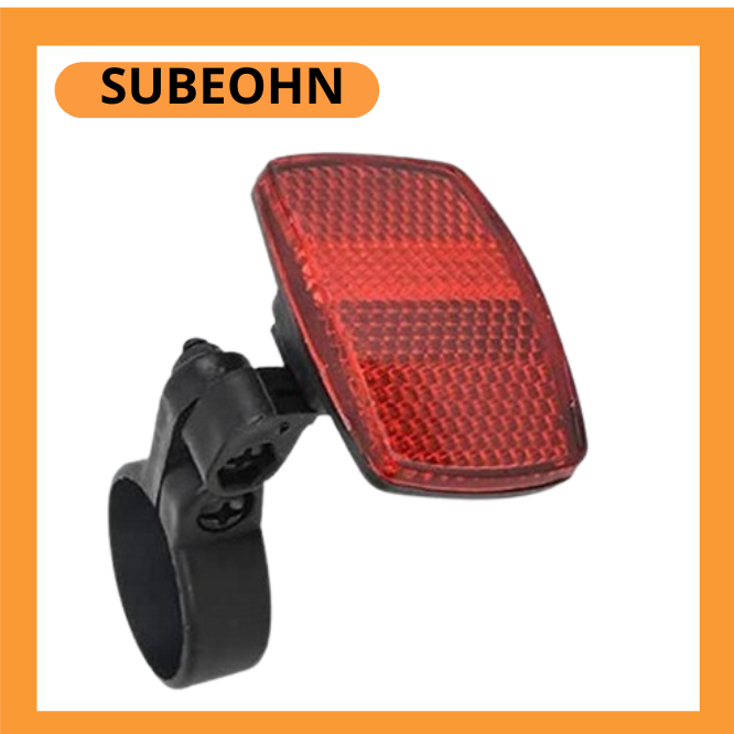 Phản quang gắn trước sau xe đạp vuông ( đỏ + trắng )