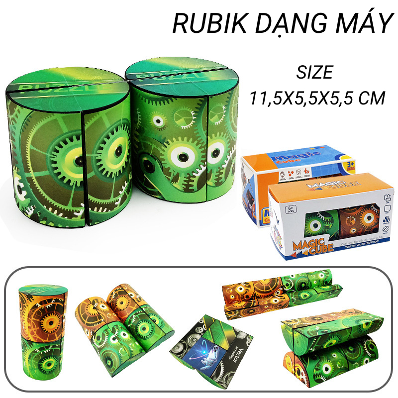 Rubik Magic Cube 3D trò chơi giải stress, phát triển trí tuệ