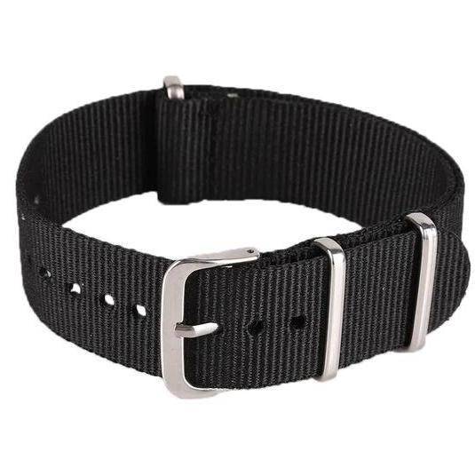 Dây đồng hồ vải NATO đơn sắc thời trang size 20 mm nhiều màu Geneva