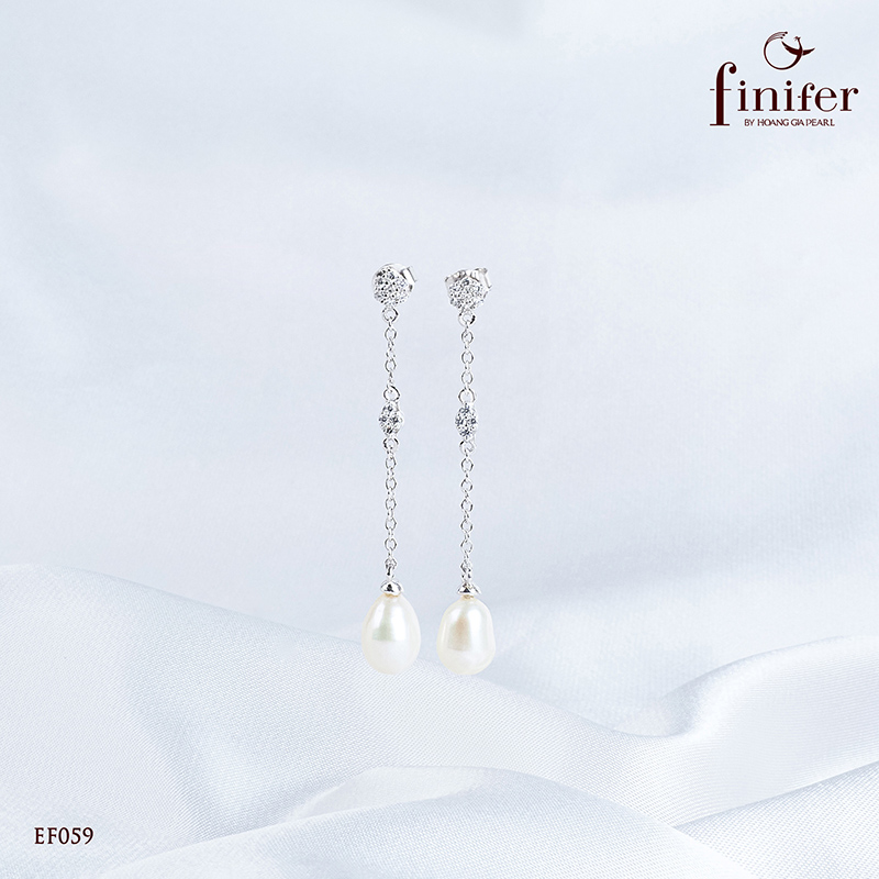 Bông tai ngọc trai Finifer EF059