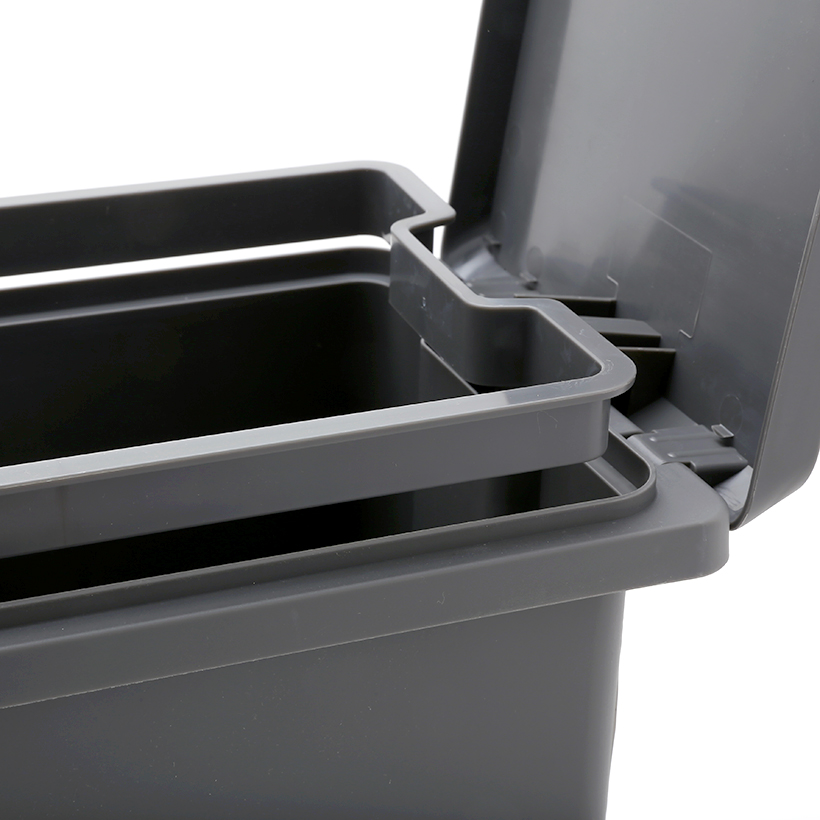Thùng rác Fitis Compact-X Xám PPL1-906 (20lit)