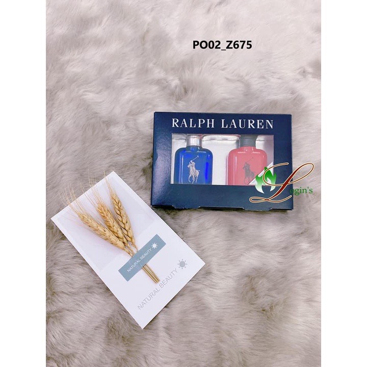 Combo nước hoa nam Ralph Lauren Polo Blue and Polo Red 15ml